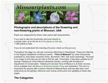 Tablet Screenshot of missouriplants.com